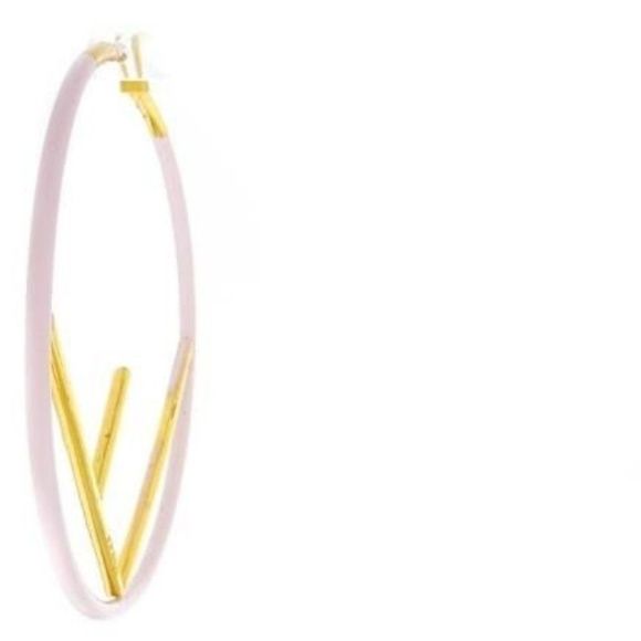 Large F accent hoops - Picture 5 of 8